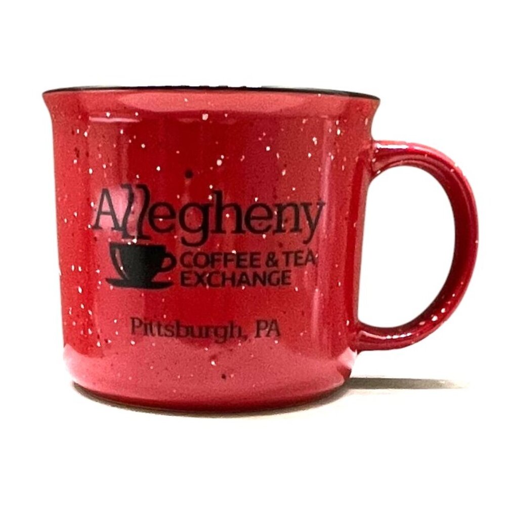 Red Allegheny Coffee & Tea Exchange Pittsburgh, PA 16 oz. Mug